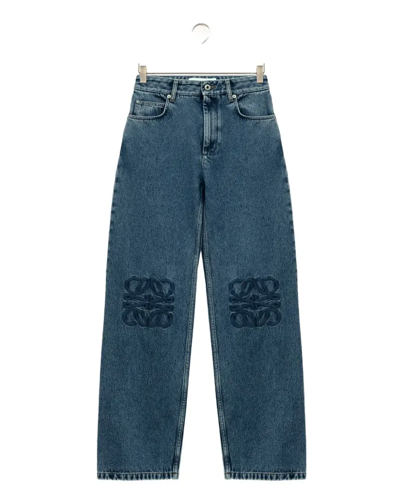 Loewe Anagram Baggy-Jeans - Blau Blau