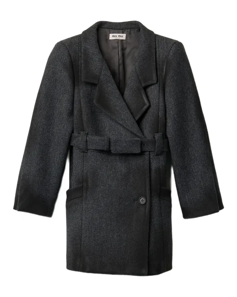 Miu Miu Klassische Cabanjacke - Grau Grau