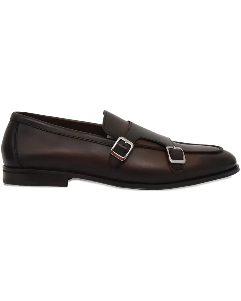 Doucal´s Monk-Schuhe mit Doppelschnalle - Braun Braun