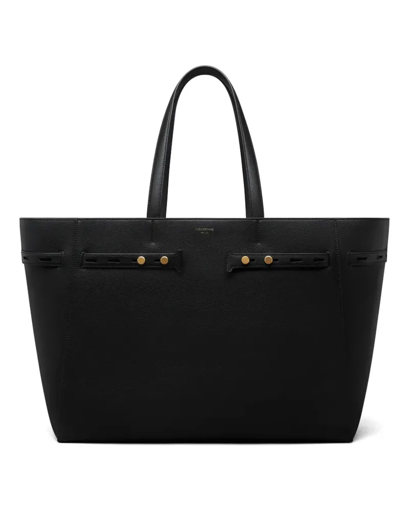 Thom Browne Mr. Thom leather tote bag - Schwarz Schwarz