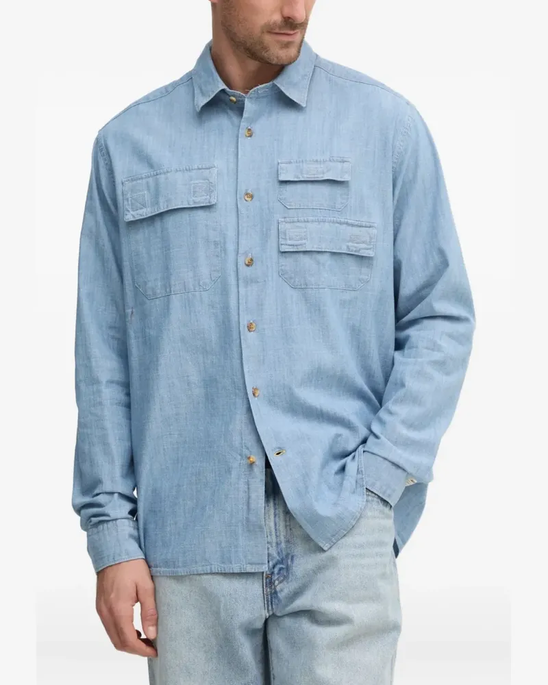 Barbour Klassisches Jeanshemd - Blau Blau