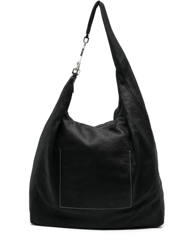 Rick Owens Cerberus Schultertasche - Schwarz Schwarz