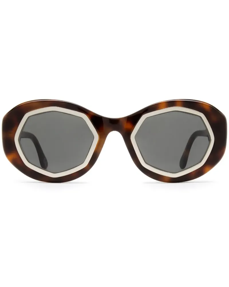 Marni Mount Brumo Sonnenbrille - Braun Braun