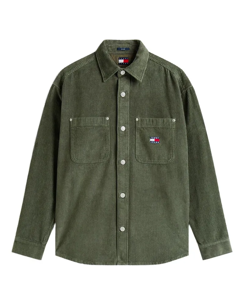 Tommy Hilfiger Cordjacke mit Brusttasche - Grün Grün