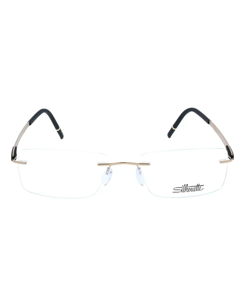 Silhouette Rahmenlose Brille - Gold Gold