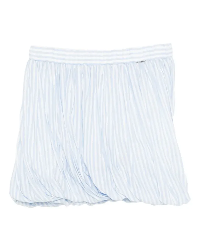 Twin-Set striped gathered skirt - Blau Blau