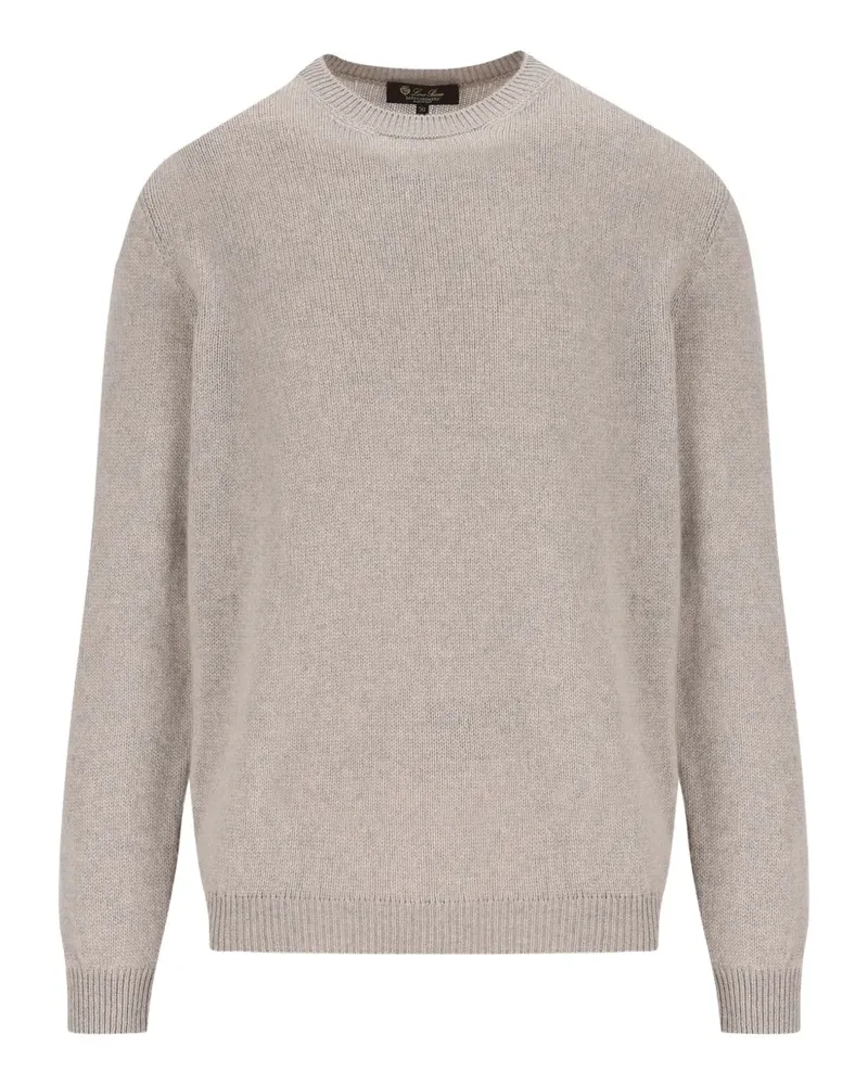 Loro Piana Gerippter Pullover - Nude Nude