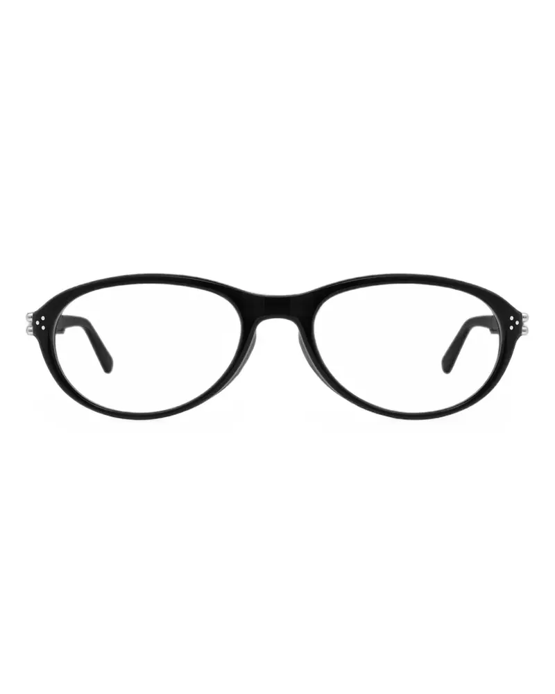 Gentle Monster Harv Brille mit ovalem Gestell - Schwarz Schwarz