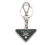 Schlüsselanhänger aus Saffiano-Leder - Grün