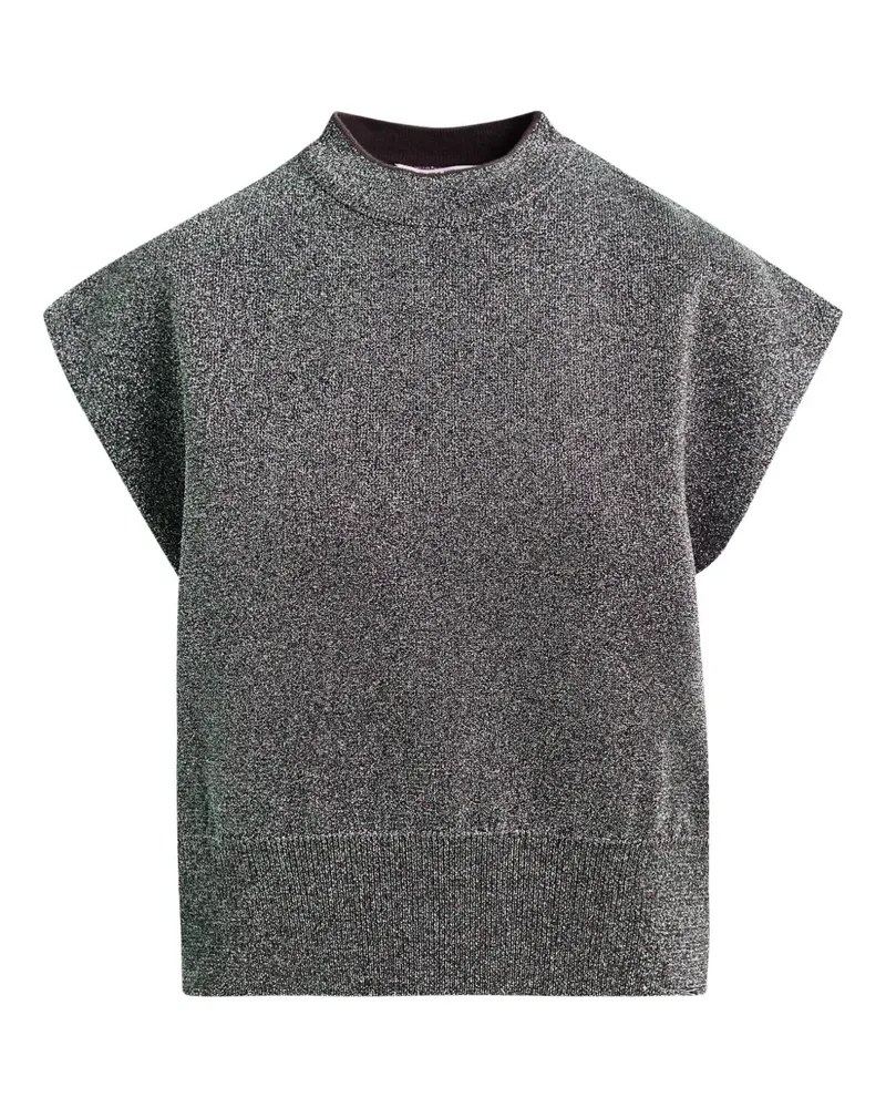 Essentiel Gerippter Itance Pullover - Grau Grau