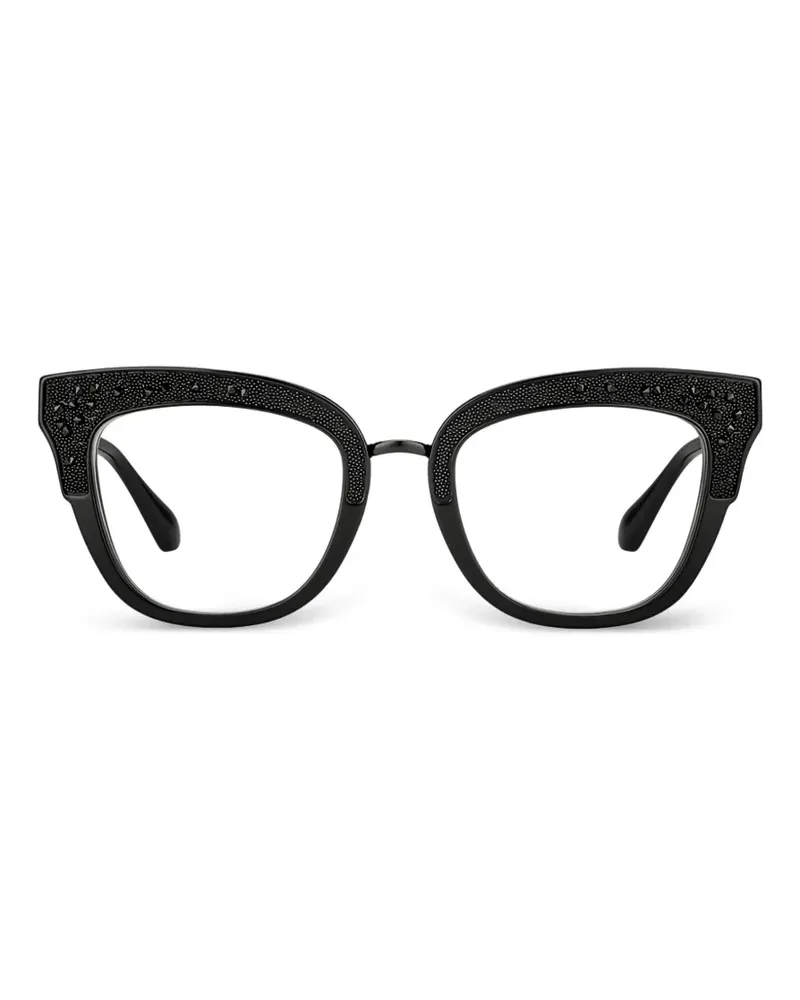 Jimmy Choo embellished cat-eye glasses - Schwarz Schwarz