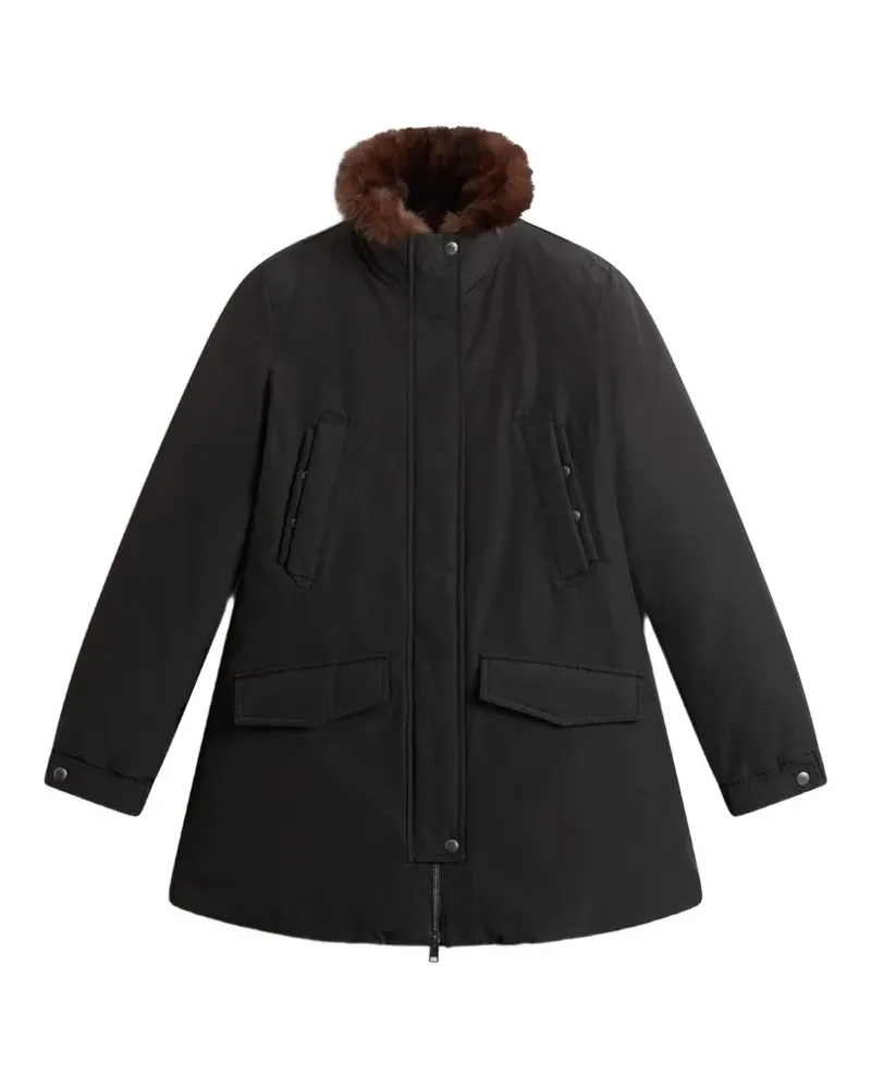 Woolrich Erie faux-fur trim parka - Schwarz Schwarz