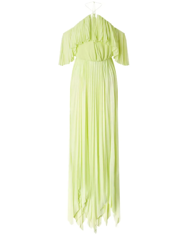 Pinko Drapiertes Maxikleid - Grün Grün
