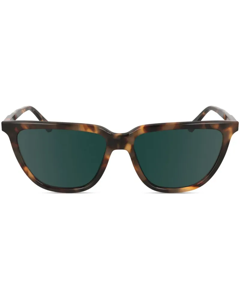 Calvin Klein Sonnenbrille mit Logo-Print - Braun Braun