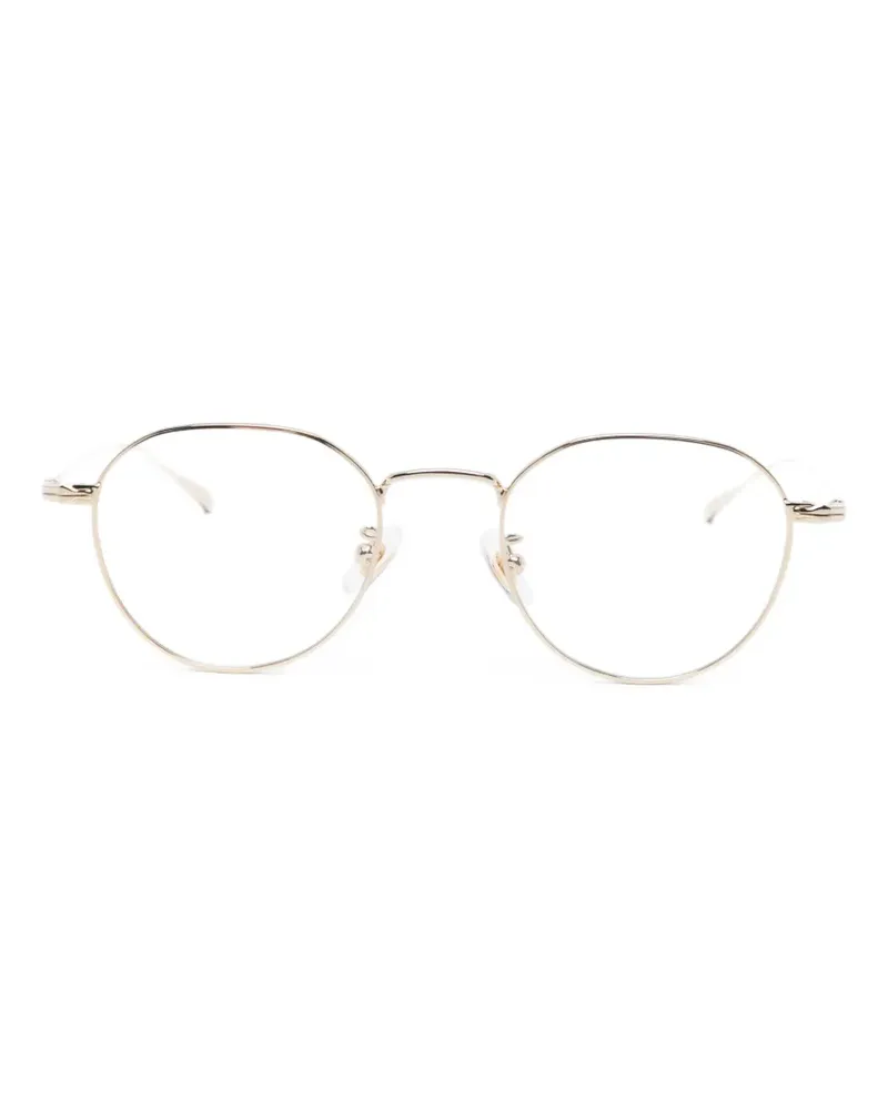 Montblanc Brille mit rundem Gestell - Gold Gold