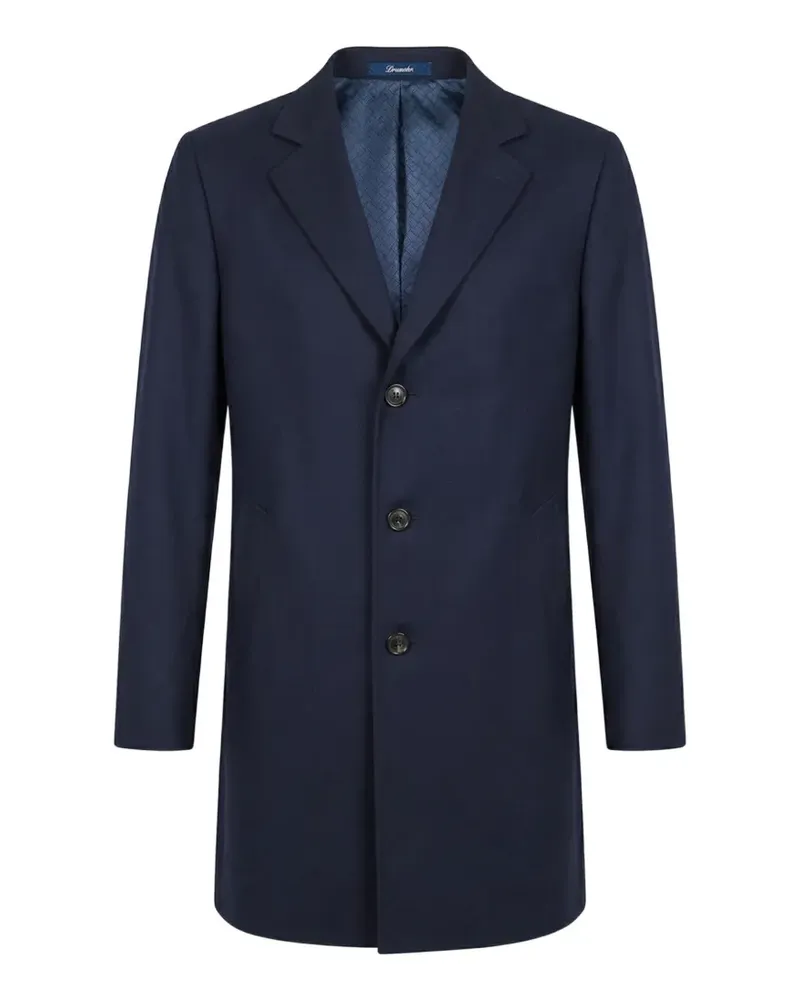 Drumohr  single-breasted coat - Blau Blau