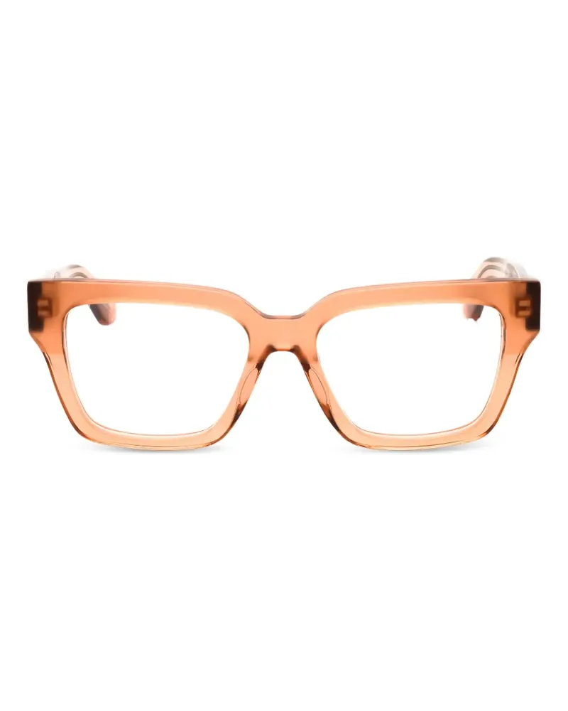 Calvin Klein Brille mit eckigem Gestell - Nude Nude