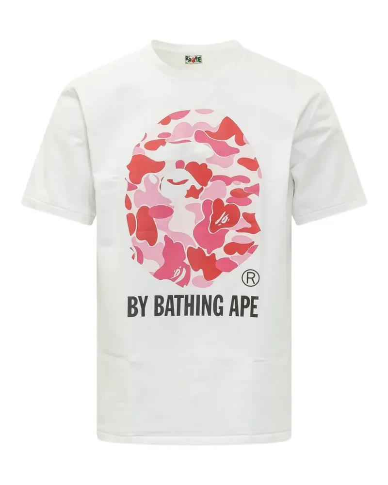 BAPE ABC CAMO BY BATH TEE - Weiß Weiß