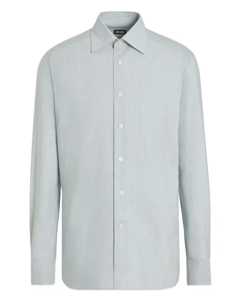 Ermenegildo Zegna Langärmeliges Hemd - Blau Blau