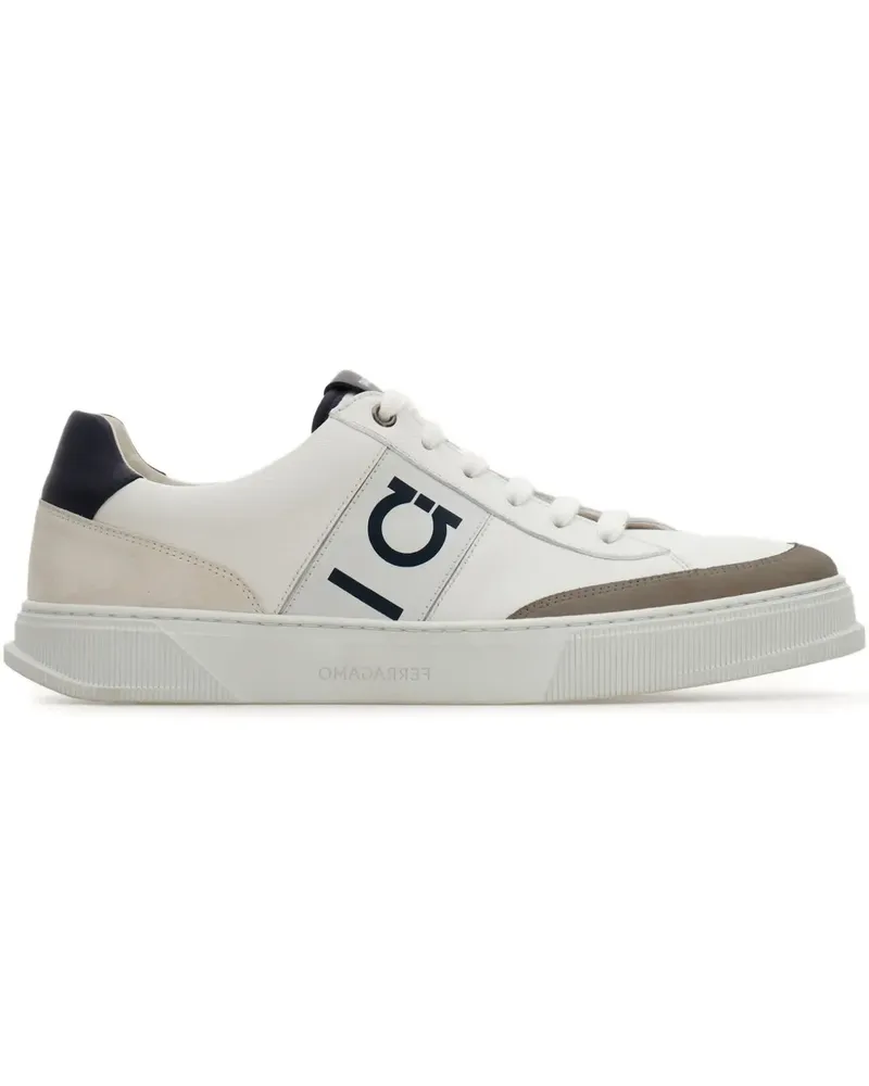 Ferragamo Sneakers mit Logo-Stickerei - Grau Grau