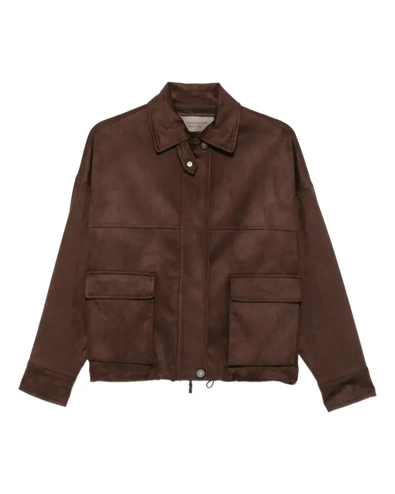D.EXTERIOR panelled flap-pocket jacket - Braun Braun