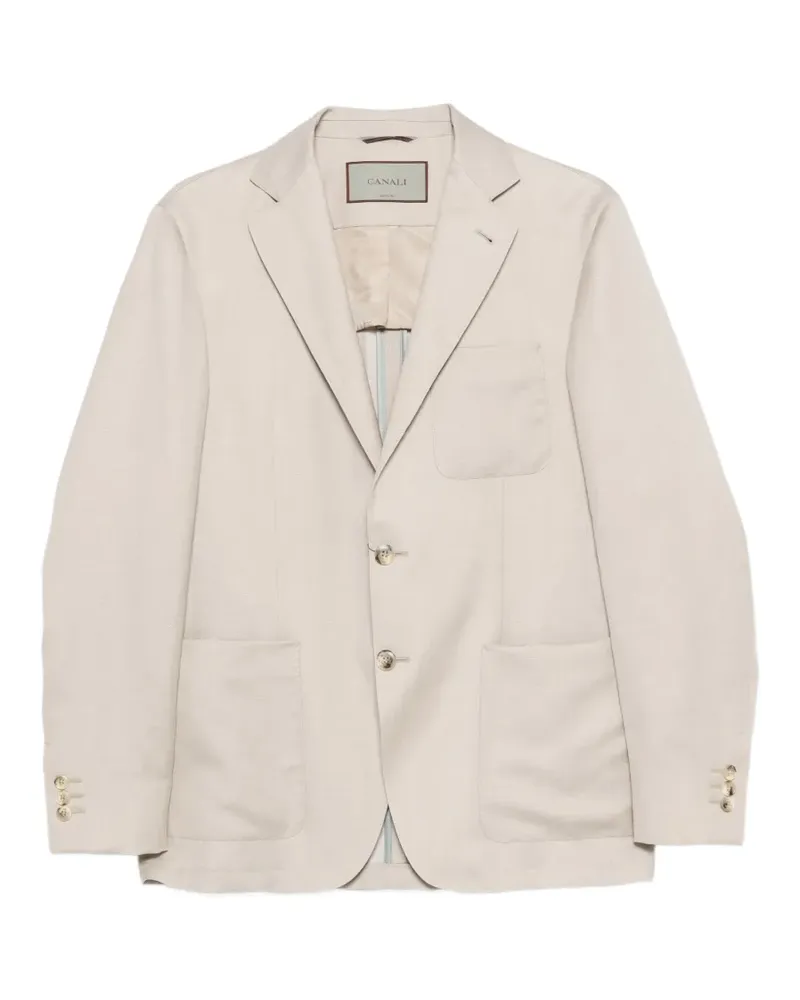 Canali Einreihiges Sakko - Nude Nude