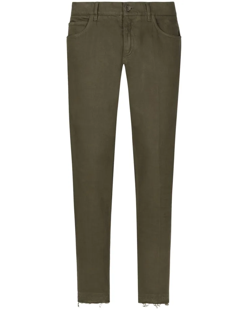 Dolce & Gabbana Klassische Slim-Fit-Jeans GrüN