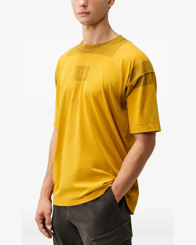 C.P. Company 24/1 T-Shirt mit Logo - Gelb Gelb