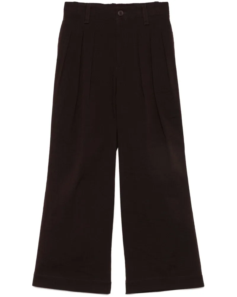 Issey Miyake Enclothe Hose - Braun Braun