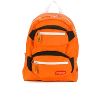 Rucksack mit Taschen - Orange
