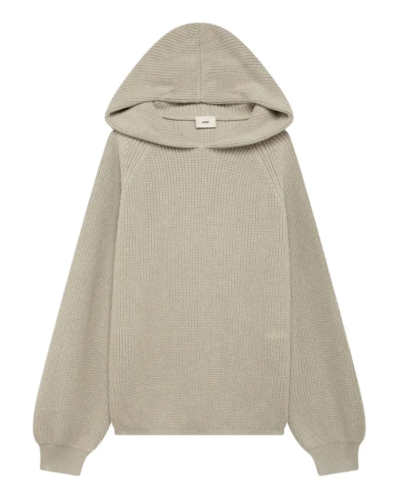 AUTRY Langärmeliger Strick mit Kapuze - Grau Grau