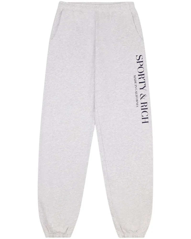 SPORTY & RICH Made in California Jogginghose - Grau Grau
