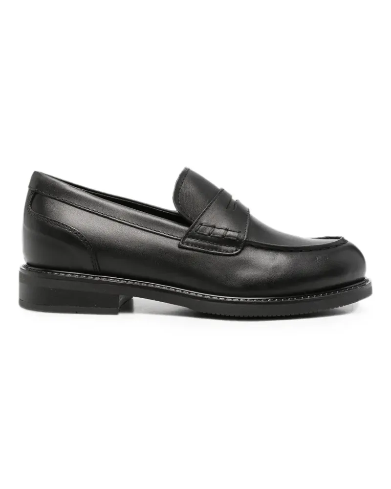 Nero Gardini Penny-Loafer aus Leder - Schwarz Schwarz