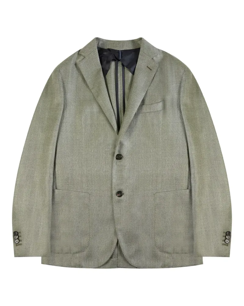Slowear Sakko mit aufgesetzten Taschen - Grün Grün