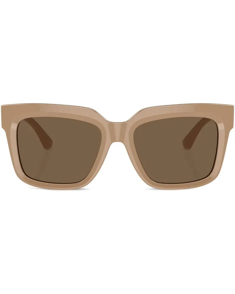 Burberry Sonnenbrille mit Monogramm - Nude Nude