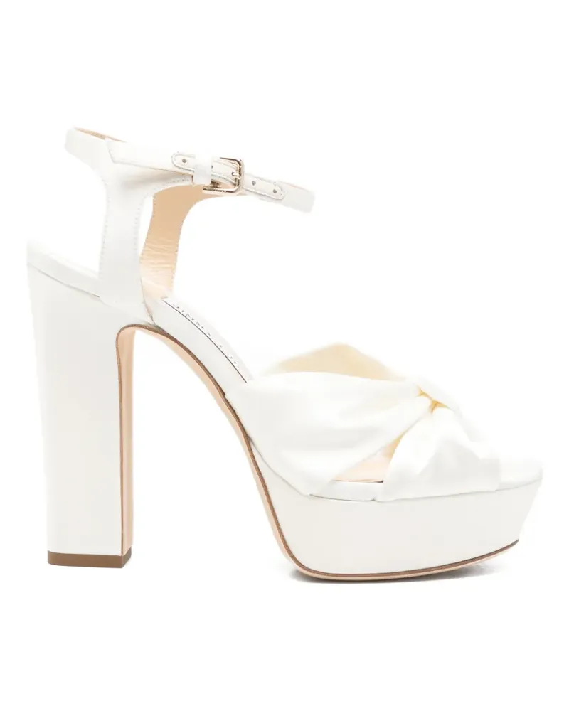 Jimmy Choo Heloise knot platform sandals - Weiß Weiß