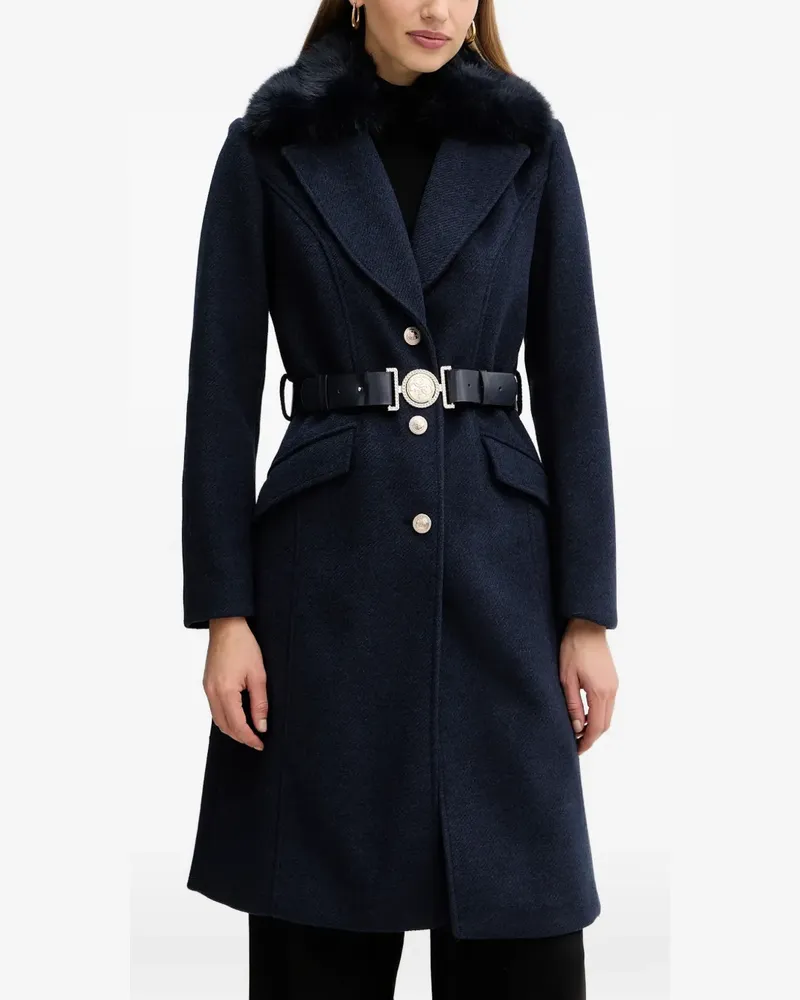 Guess Mantel mit Gürtel - Blau Blau