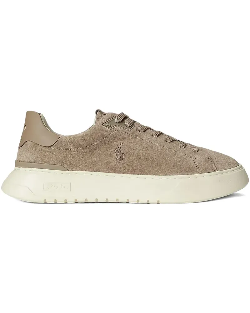 Ralph Lauren Sneakers mit Logo-Detail - Nude Nude