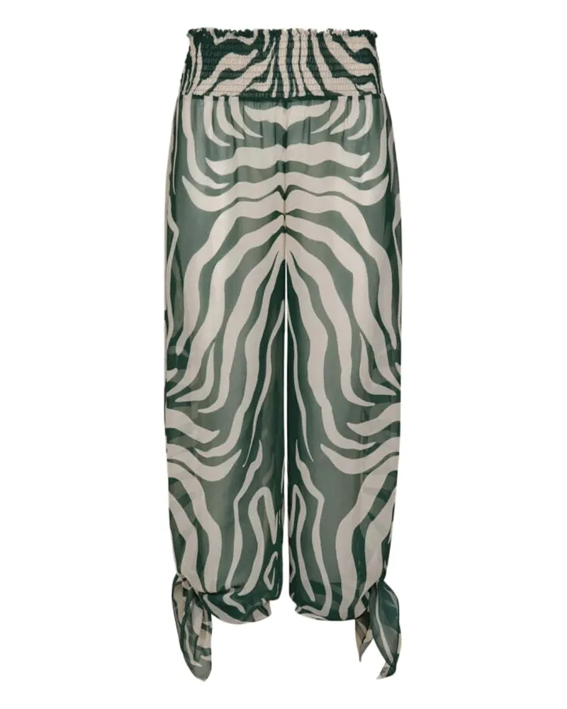 Johanna Ortiz In Eternity Hose mit Zebrastreifen - Grün Grün