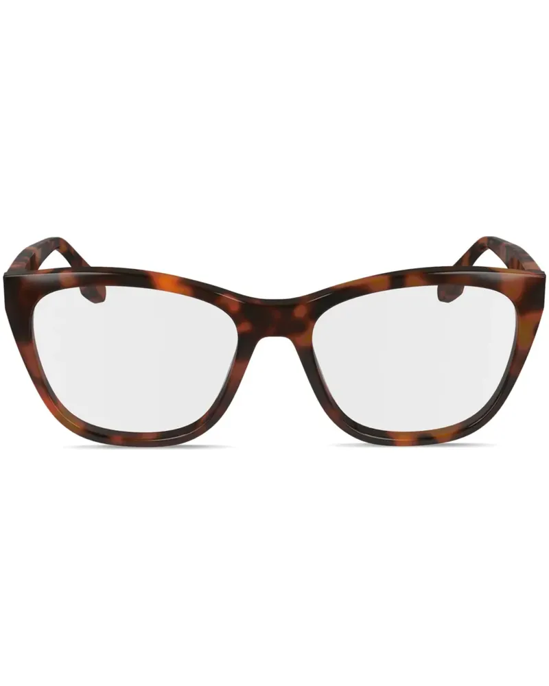 Victoria Beckham Brille in Schildpattoptik - Braun Braun