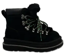 Stiefel mit Schnürung - Schwarz