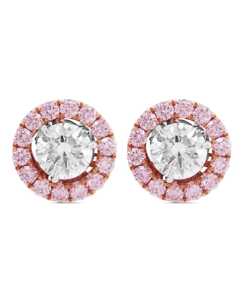 HYT Jewelry 18kt Weißgoldohrringe mit Diamanten Weiß