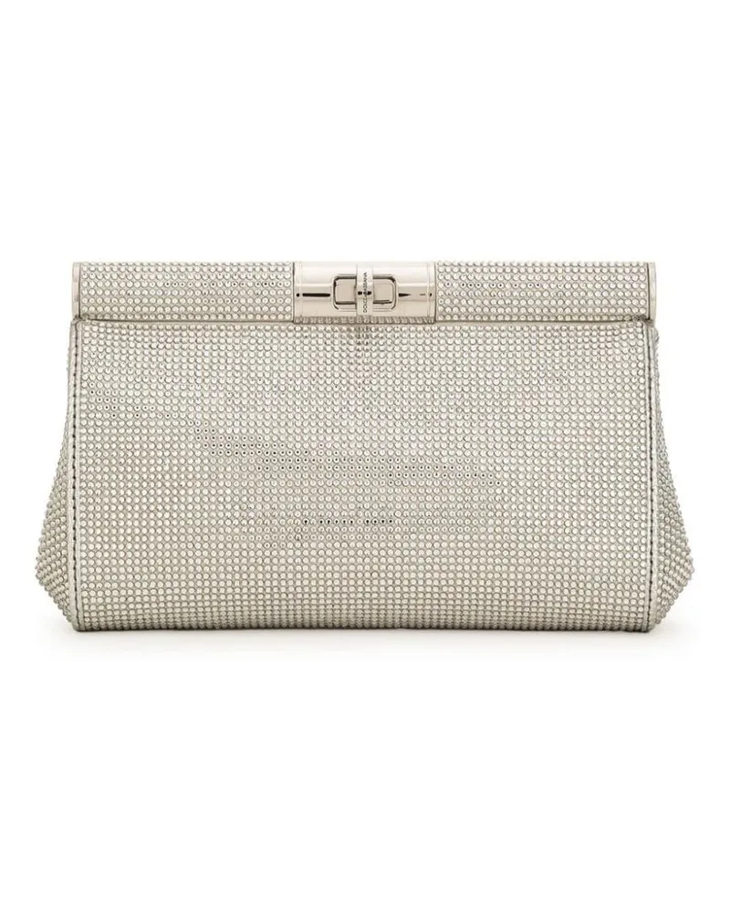 Dolce & Gabbana Kleine Marlene Schultertasche - Silber Silber