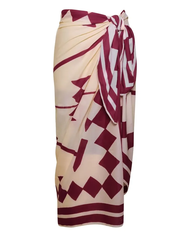 Johanna Ortiz Pareo mit Rautenmuster - Nude Nude