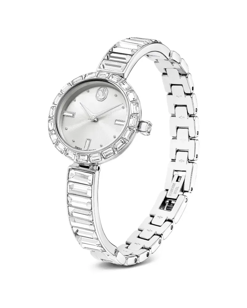 Swarovski Matrix Armreif 25mm - Silber Silber
