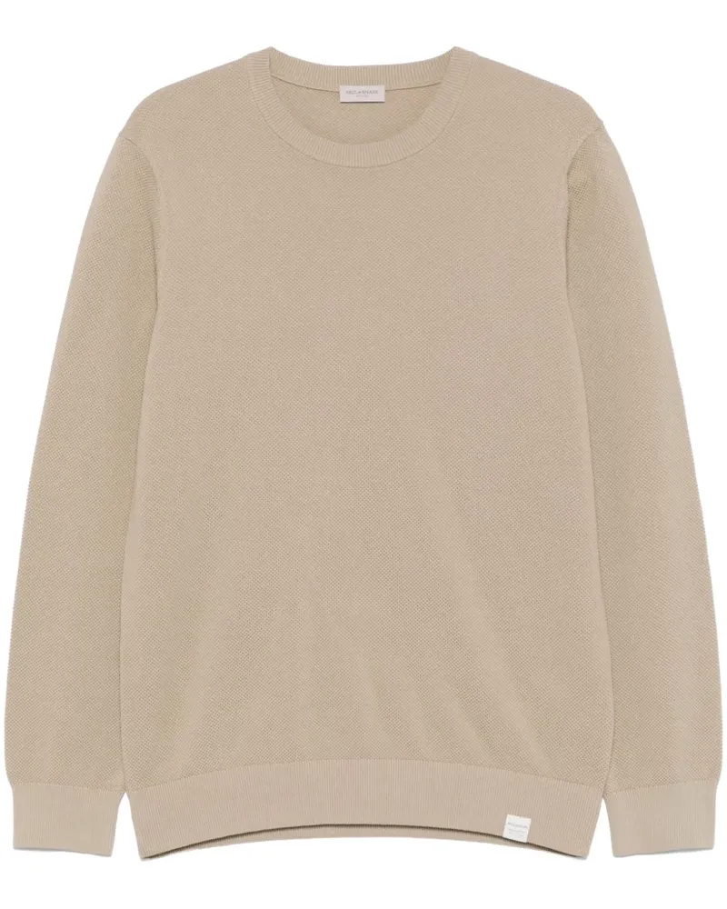 Paul & Shark Stückgefärbter Pullover - Nude Nude