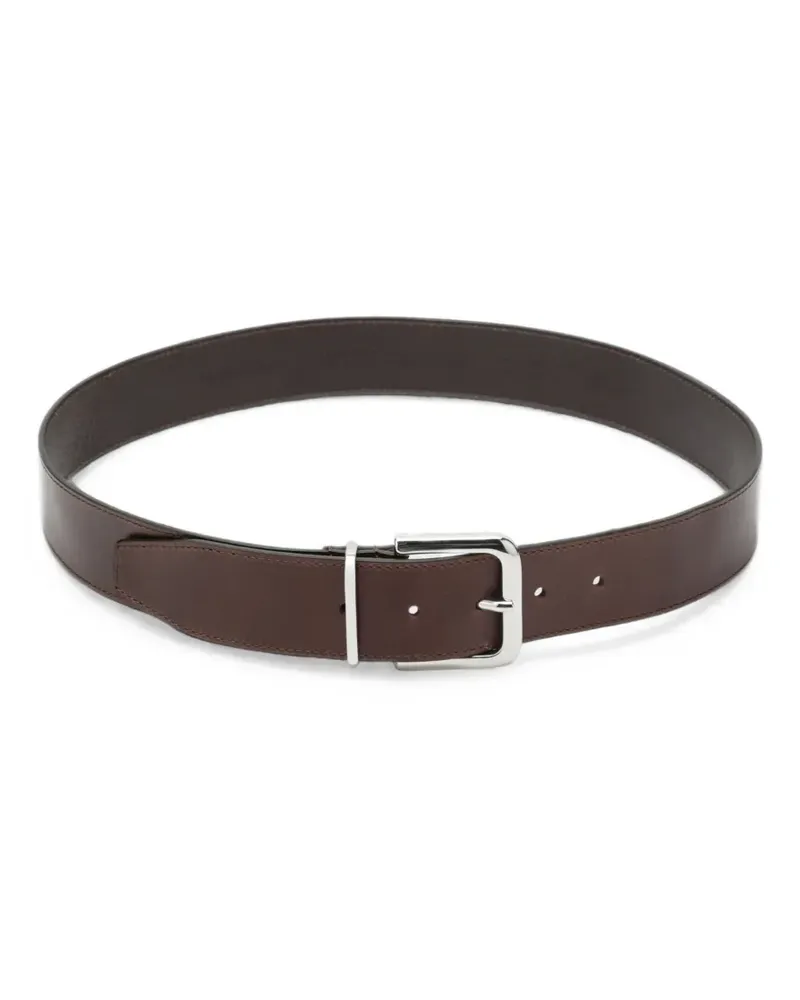 FRANKIE Shop Sarno leather belt - Braun Braun