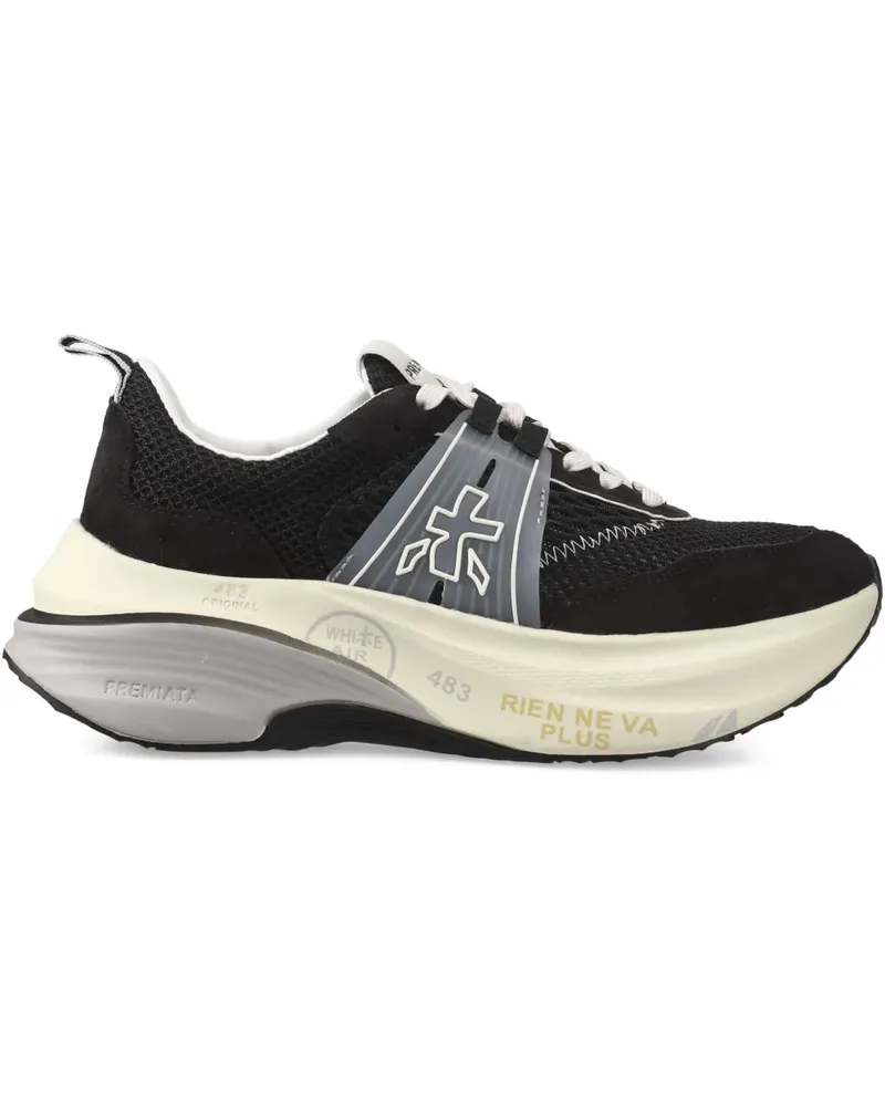 Premiata Hill Sneakers - Schwarz Schwarz