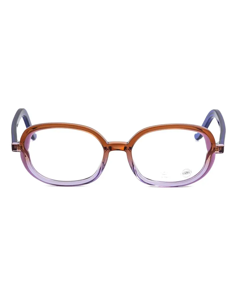 Face à Face Brille mit ovalem Gestell - Braun Braun