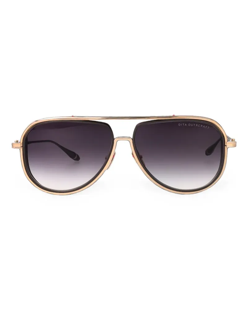 DITA Outrcraft pilot-frame sunglasses - Gold Gold